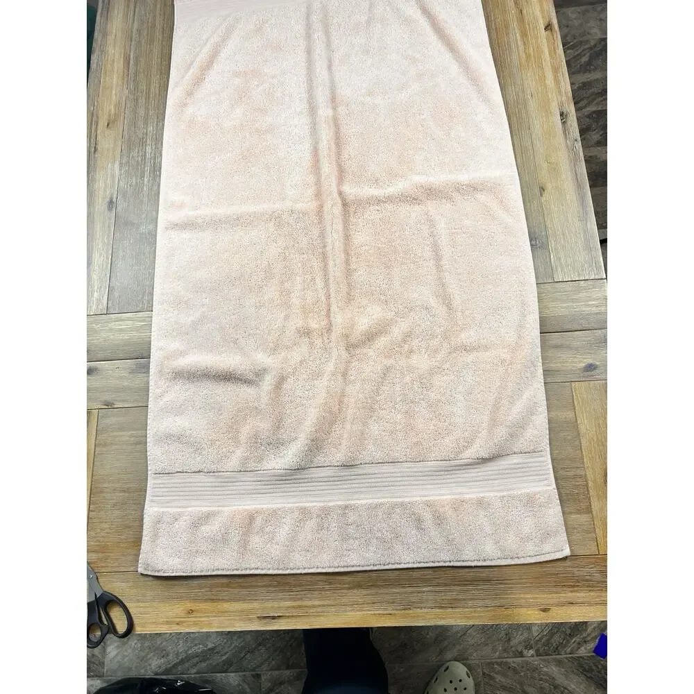 Elizabeth Arden The Spa Collection Bath Towel Peach 100% Turkish Cotton 27x51